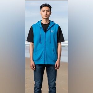 NWT-men’s Medium Turquoise Loop, Thai gym sleeveless festival Bohemian style